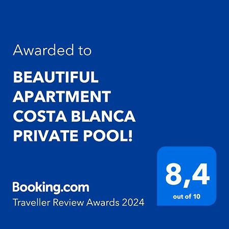 Beautiful Apartment Costa Blanca Private Pool! Oliva Εξωτερικό φωτογραφία